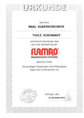 Flamro Brandschutz-Systeme Flamro Brandschutz-Systeme