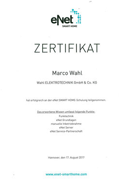 eNet SMART HOME-Schulung eNet SMART HOME-Schulung
