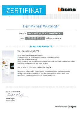 Michael Wurzinger, MY HOME AUFBAU-WORKSHOP 1 Michael Wurzinger, MY HOME AUFBAU-WORKSHOP 1