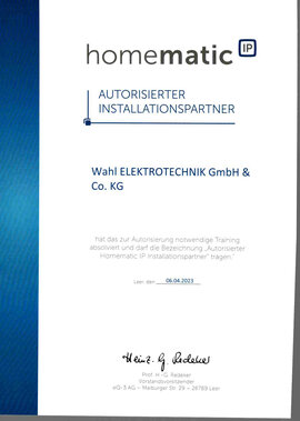 Autorisierter Installationspartner Autorisierter Installationspartner