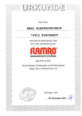 Flamro Brandschutz-Systeme Flamro Brandschutz-Systeme
