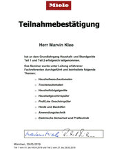 Grundlehrgang Haushalt- und Standgeräte